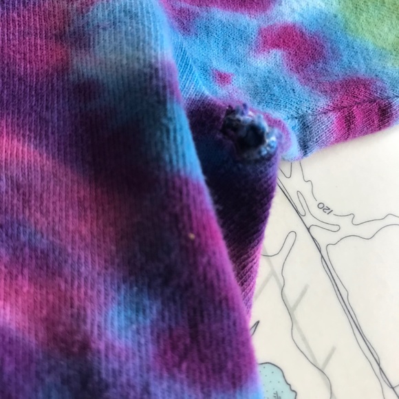 Vintage Keith Secola Native Americana Signed Tie Dye Tee Shirt - Picture 7 of 7